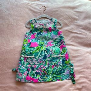 Lilly Pulitzer shift dress toddler girls size 3 spring break vacation